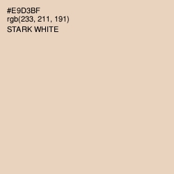 #E9D3BF - Stark White Color Image